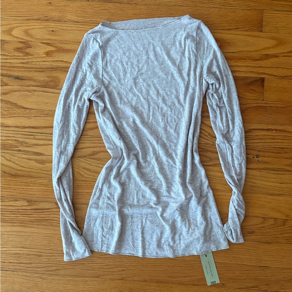 NWT Intimissimi long sleeve modal cashmere boat neck top